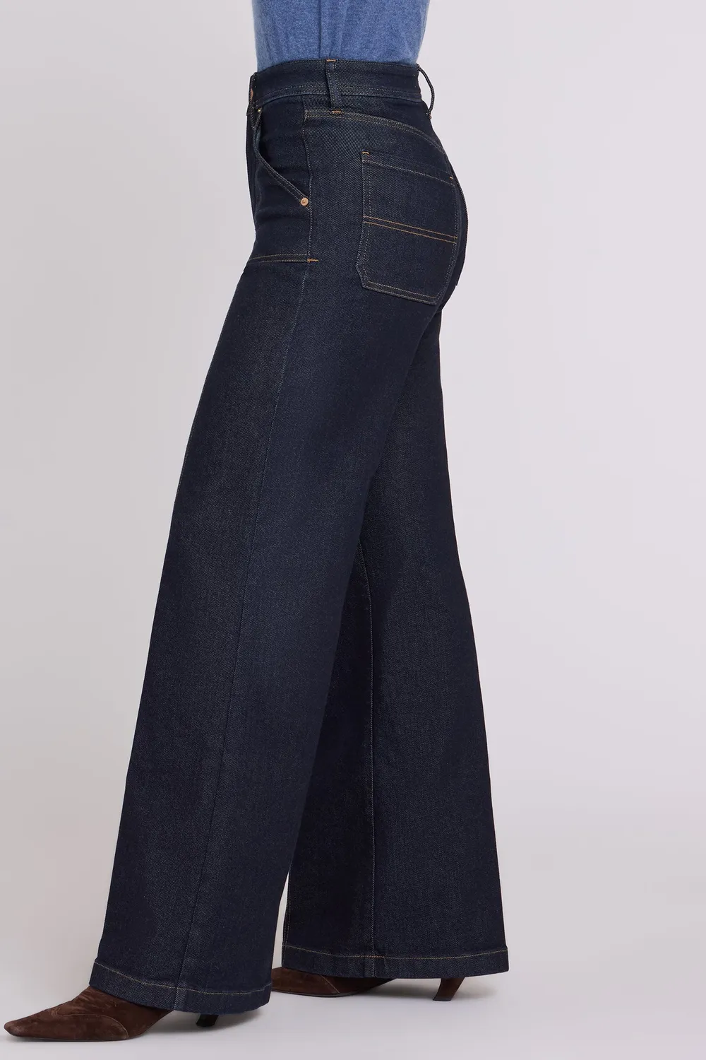 NYDJ Mia Palazzo Jeans Rinse weiter Schnitt