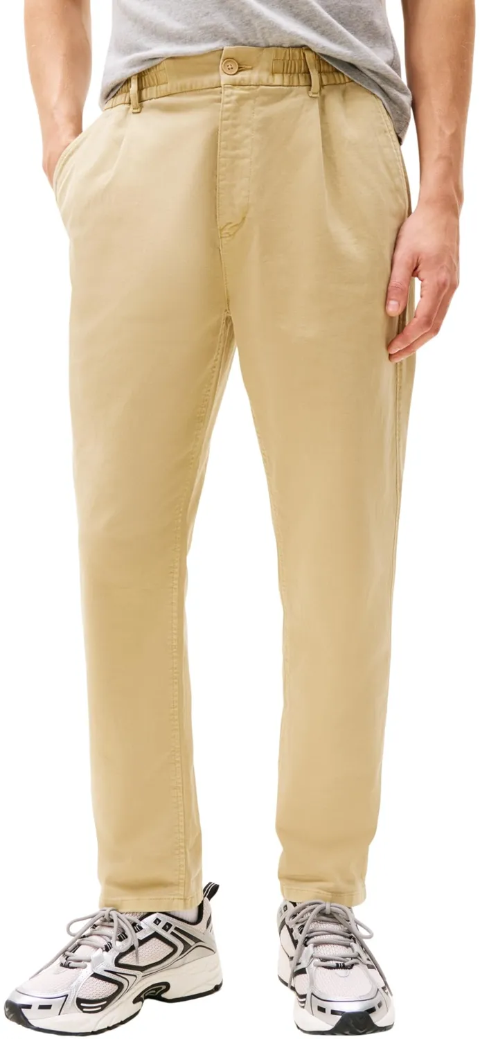 Tommy Jeans Isaac Twill Wide Leg Stoffhose Herren beige