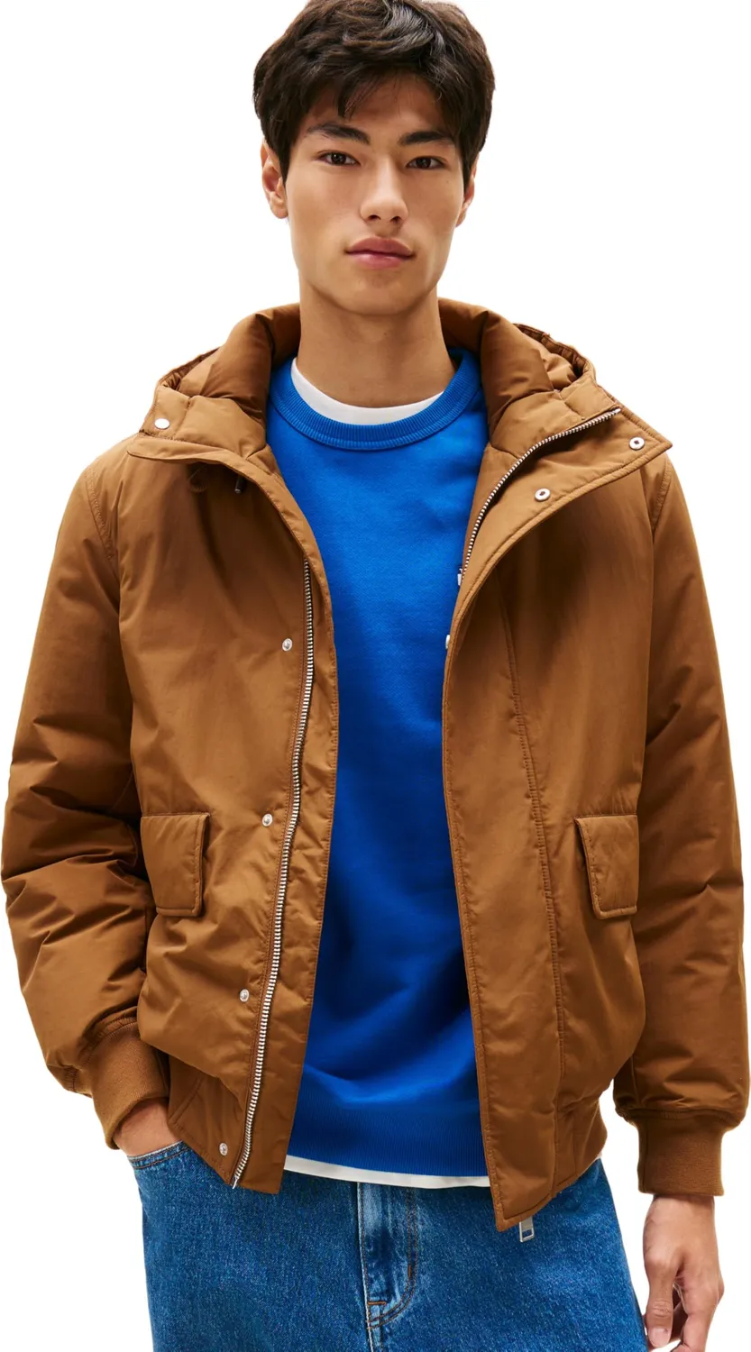 Tommy Jeans City Ready Herren Bomberjacke L mit Kapuze