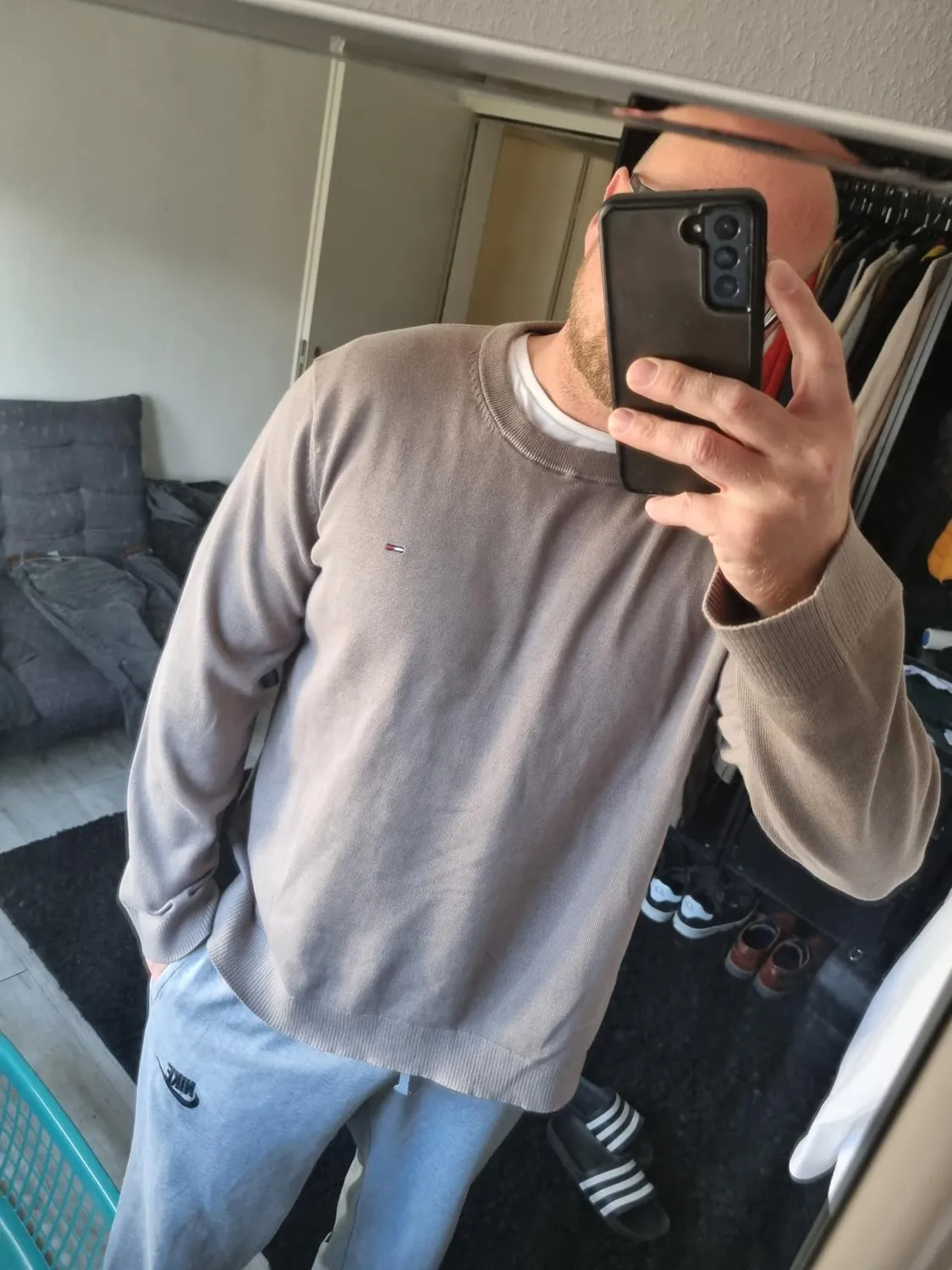 Tommy Jeans TJM Slim ESS Light Sweater EXT Pullover XXL