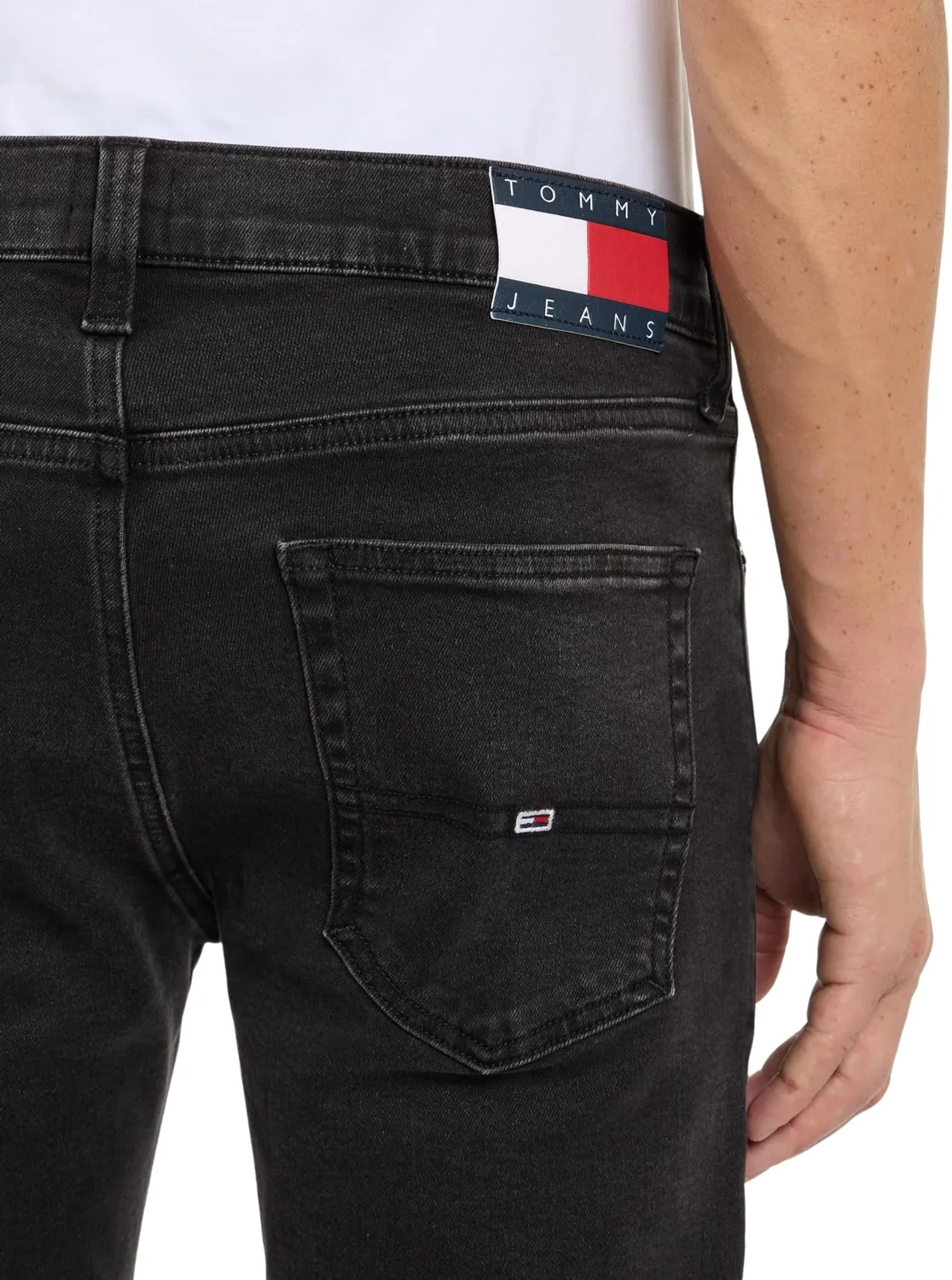 Tommy Jeans Austin Slim Fit Jeans Denim Black 38W/34L
