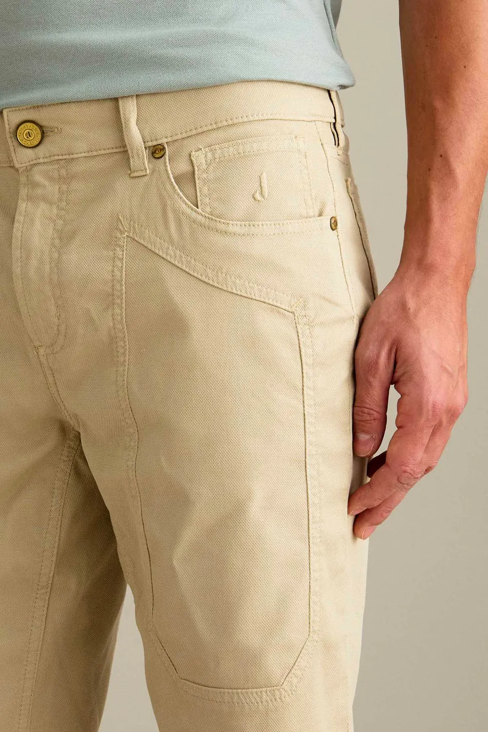 Jeckerson Jayden Slim Fit Bermuda hellbeige