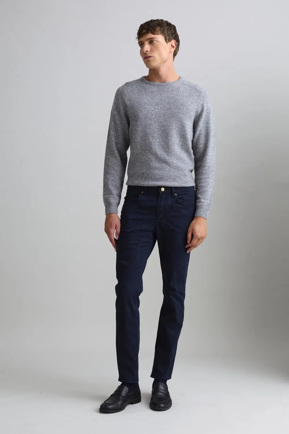 Jeckerson John Toppa Hose dunkelblau Tencel