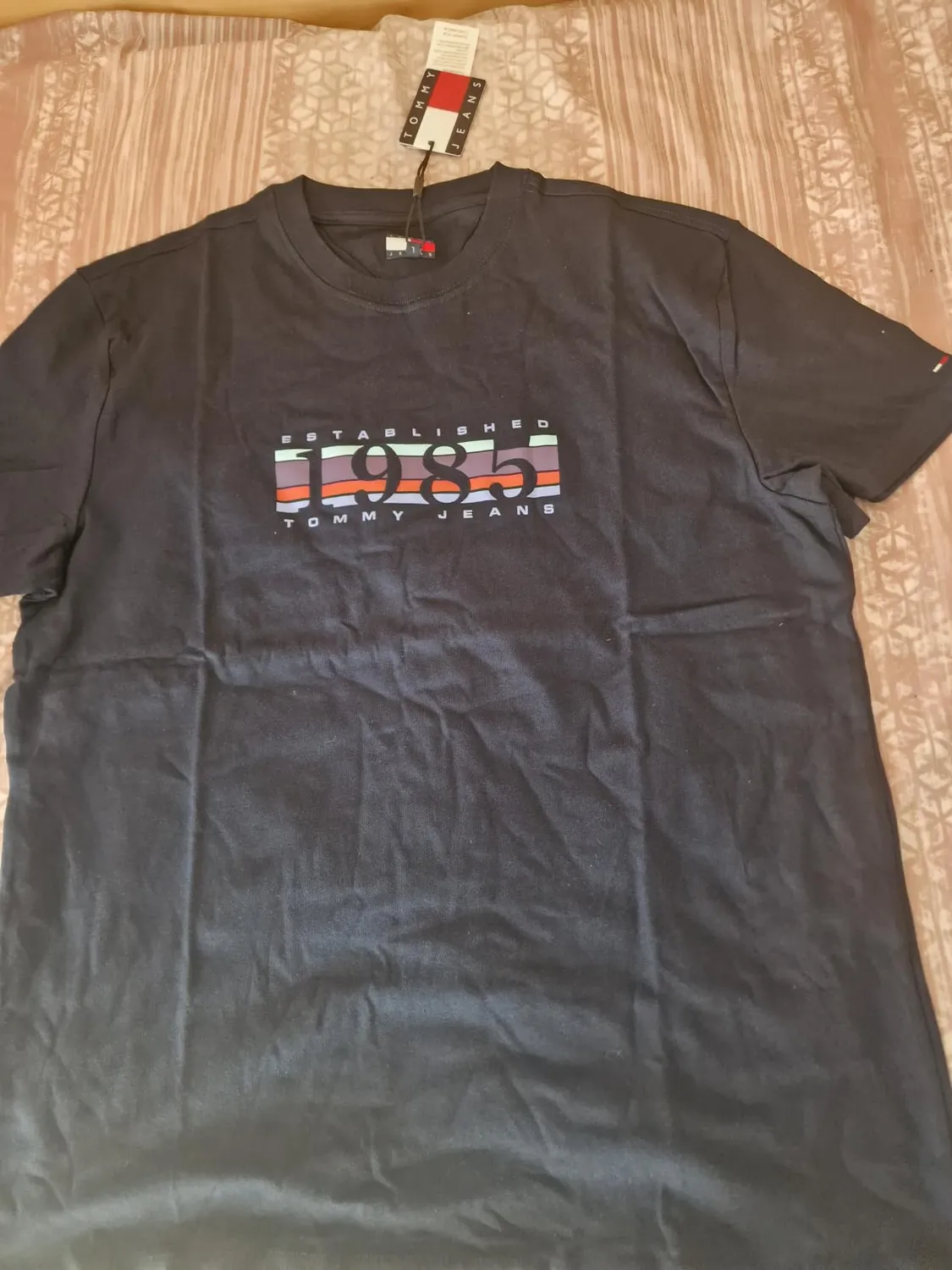 Tommy Jeans S/S T-Shirt Herren Kurzarm Baumwolle weiß