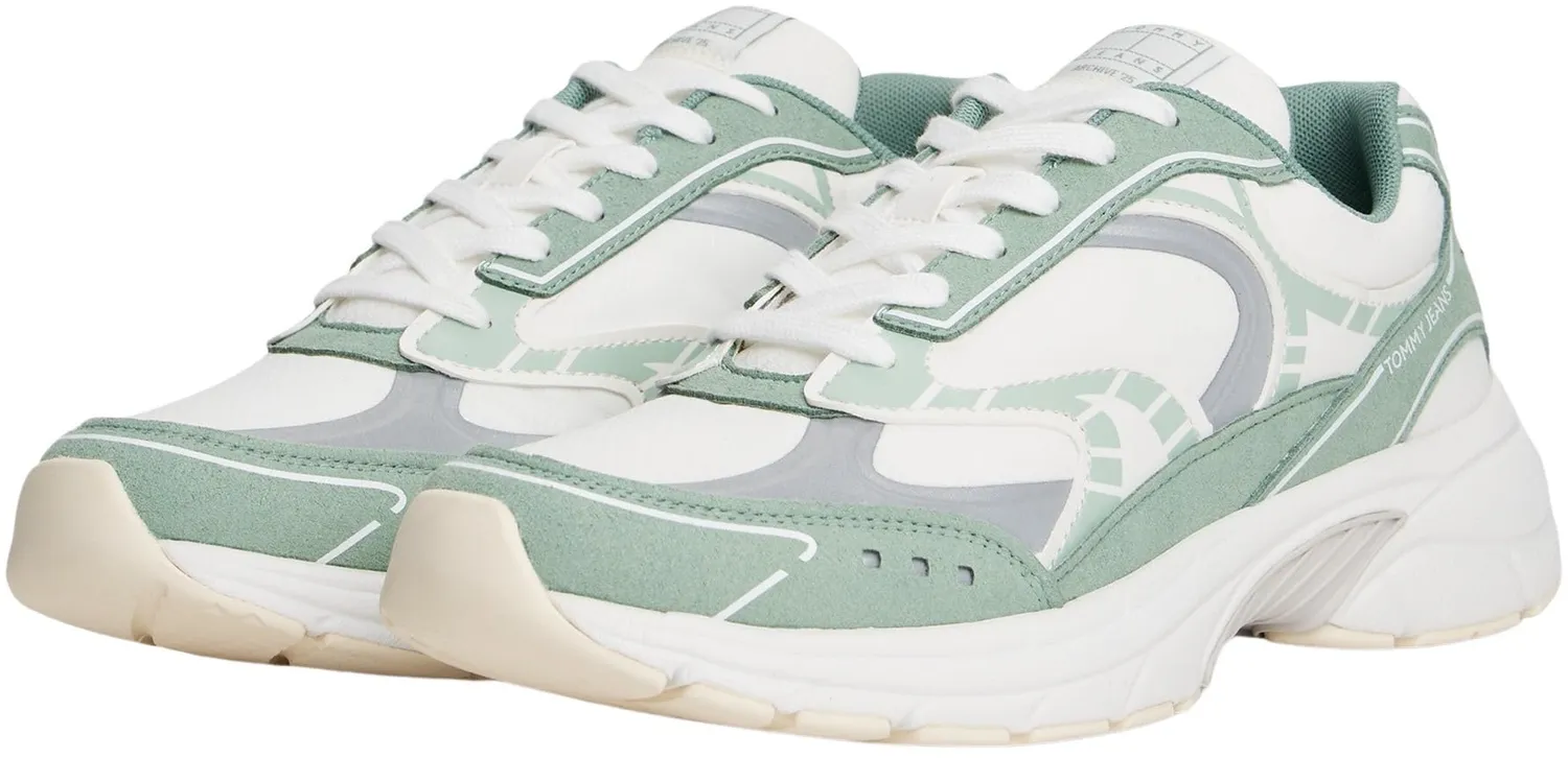 Tommy Jeans Archive 25 Low Top Sneaker Damen Weiß