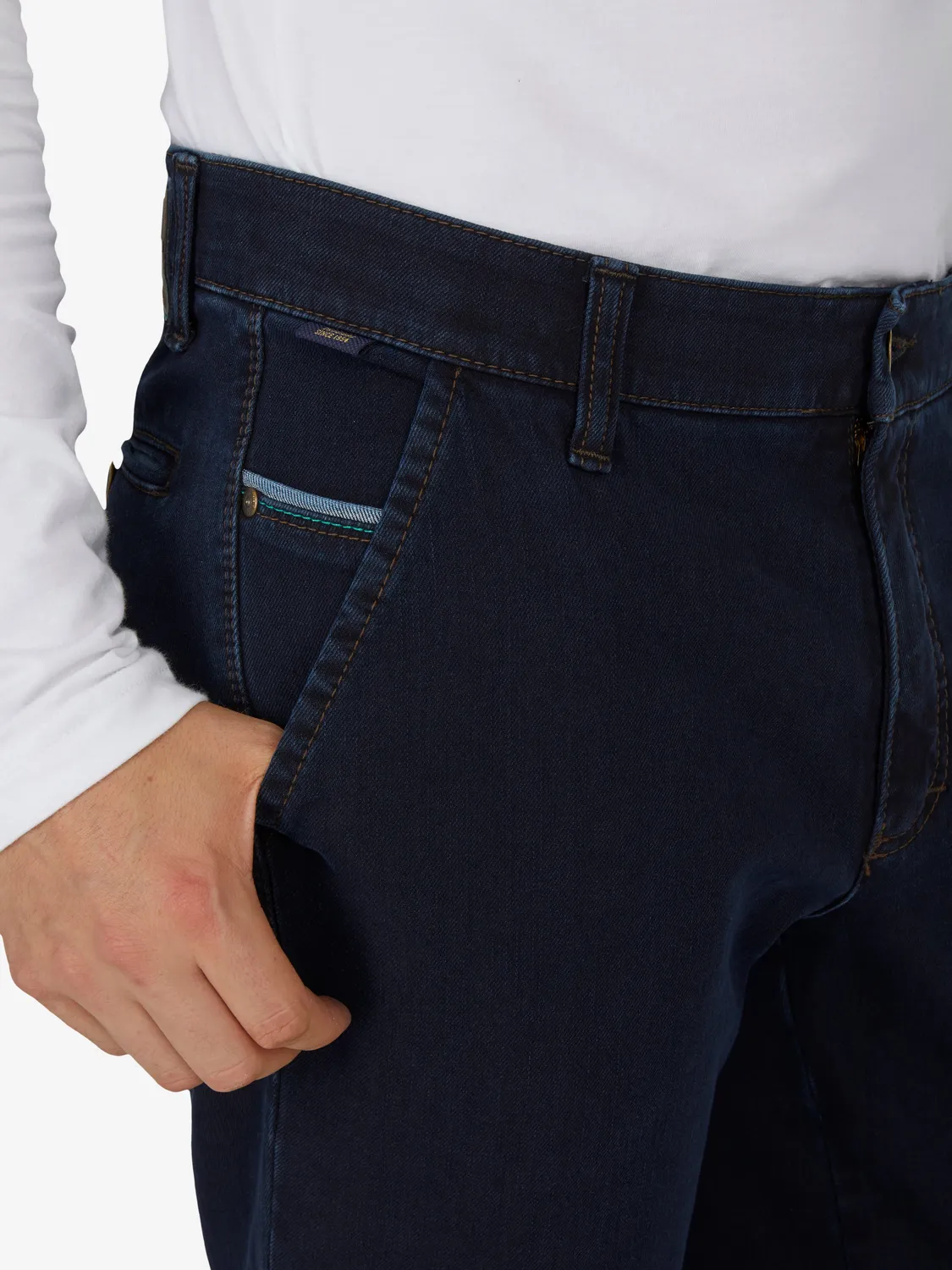 Club of Comfort Garvey 7054 Jeans dunkelblau 360° Stretch