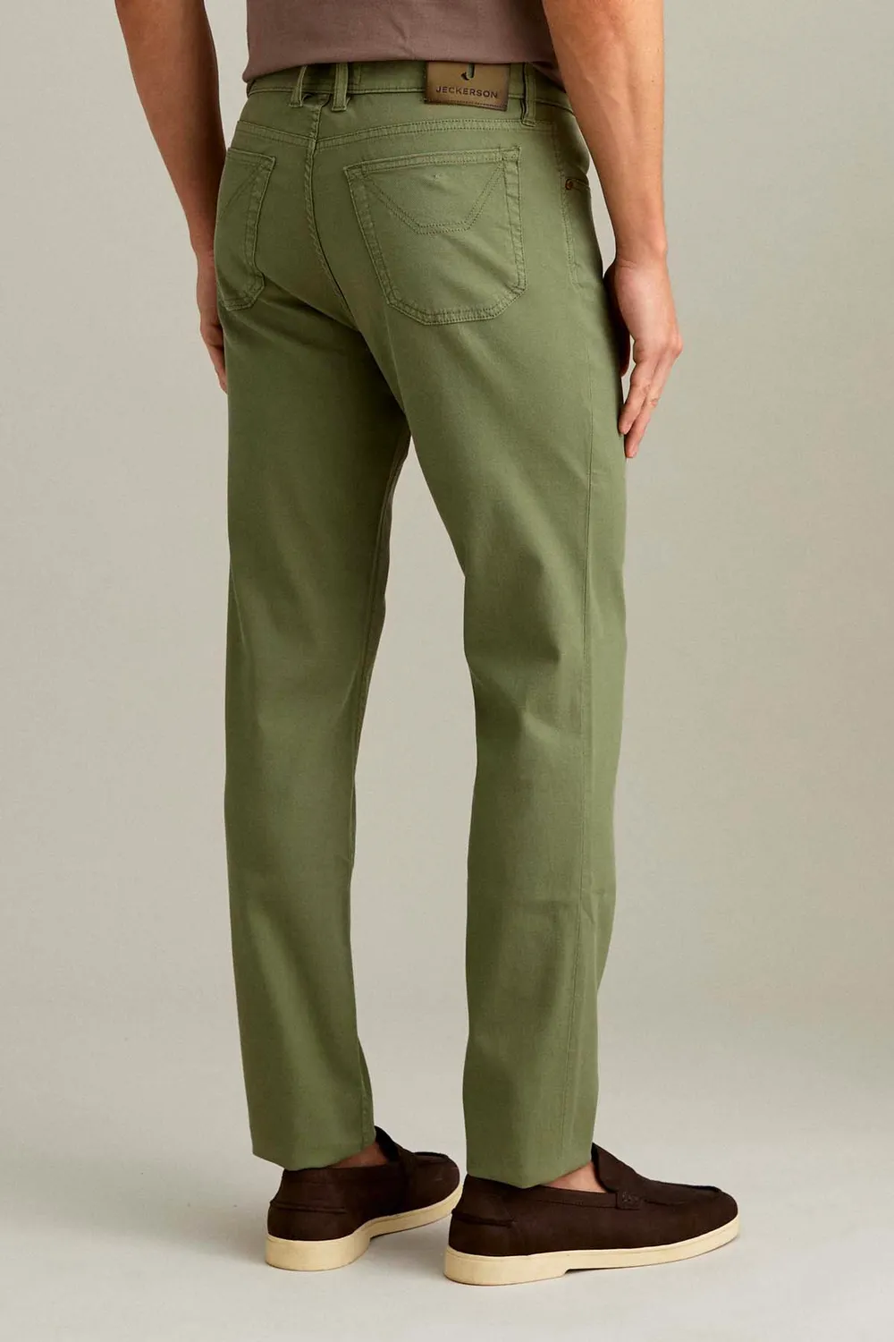 Jeckerson Jordan Slim Fit Herrenhose Salbeigrün