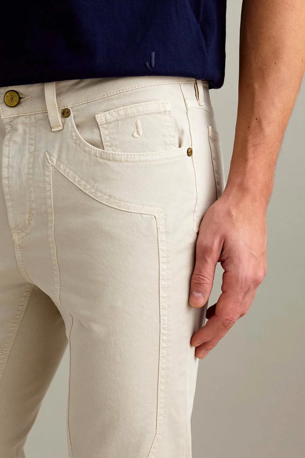 Jeckerson James Toppa Skinny Hose hellbeige