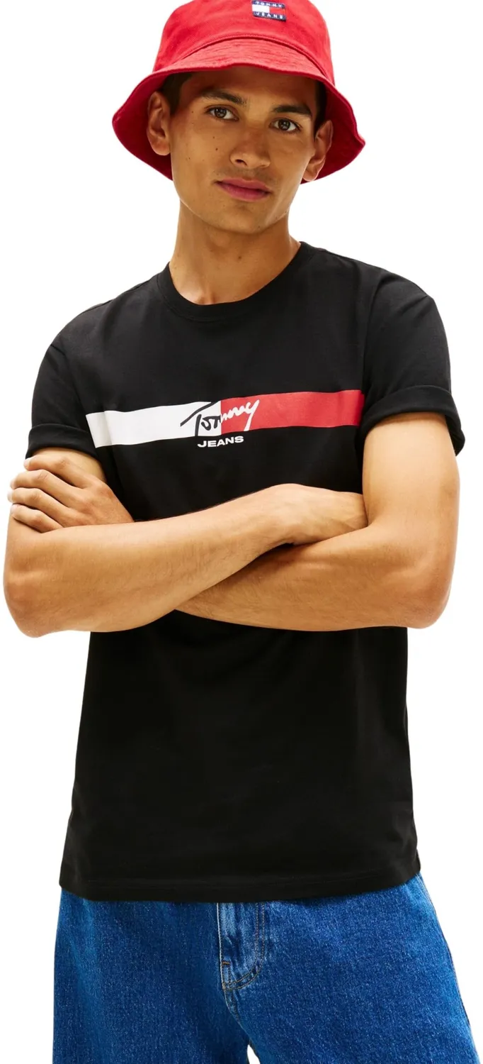Tommy Jeans TJM Signature Stripe Dm0dm22539 T-Shirt M