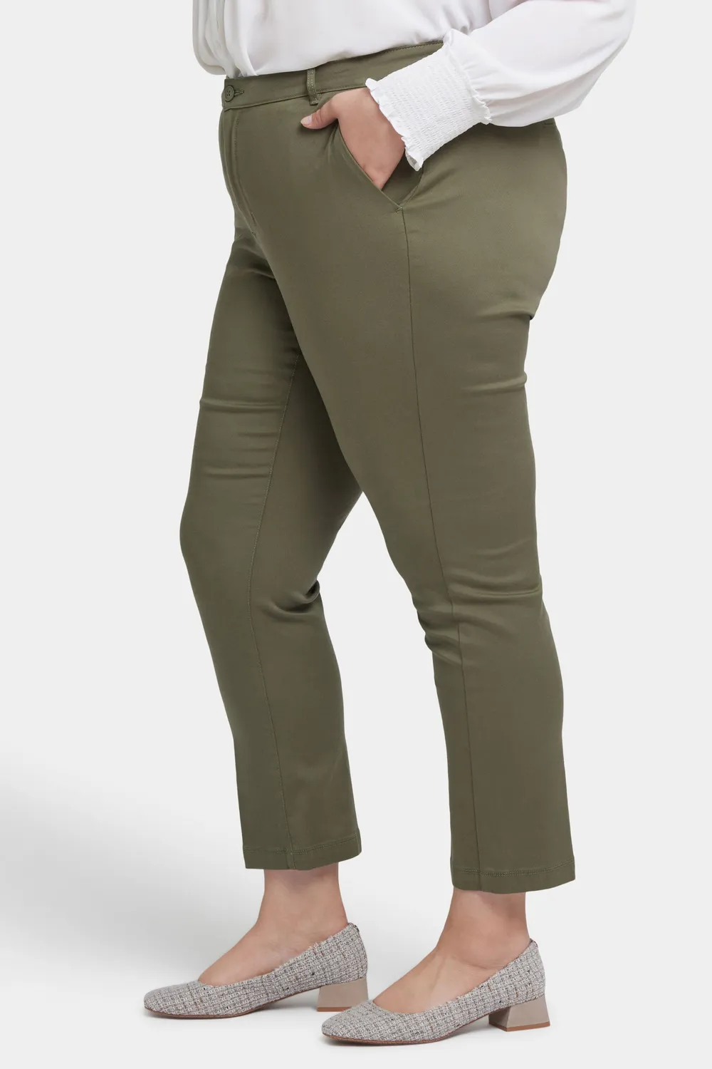 NYDJ Sadie Slim Pants Avocado Stretch grün