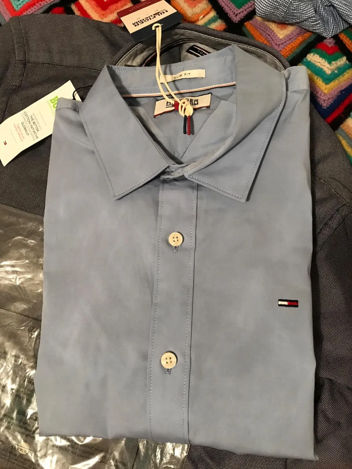 Tommy Jeans TJM Stretch Oxford Freizeithemd 3XL Beige