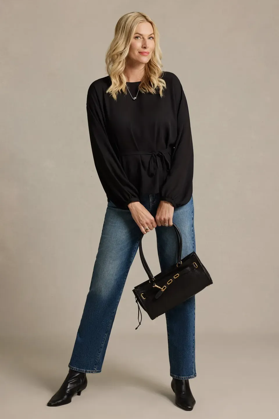 NYDJ Kasey Stovepipe Jeans Aster Dunkelblau