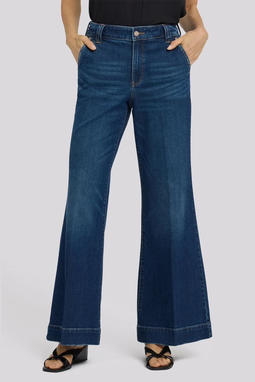 NYDJ Mia Palazzo Jeans Sunset Villa High Rise