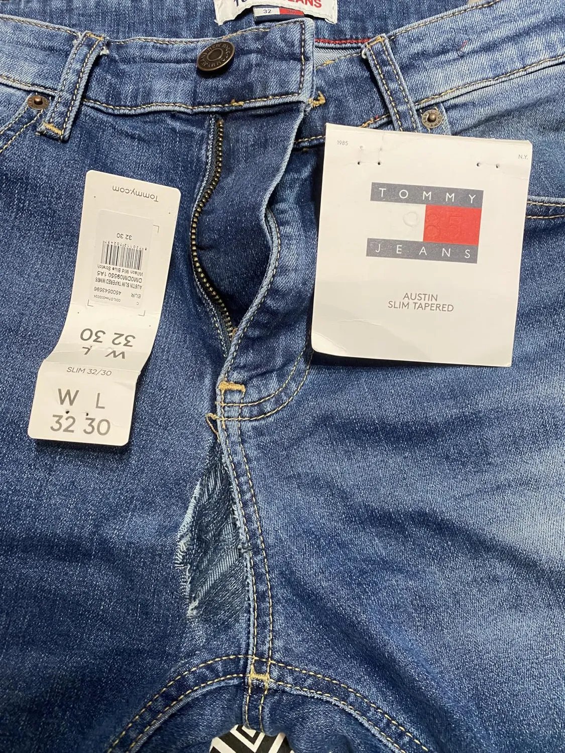Tommy Jeans Austin Slim Tapered Jeans 29W/32L blau Stretch