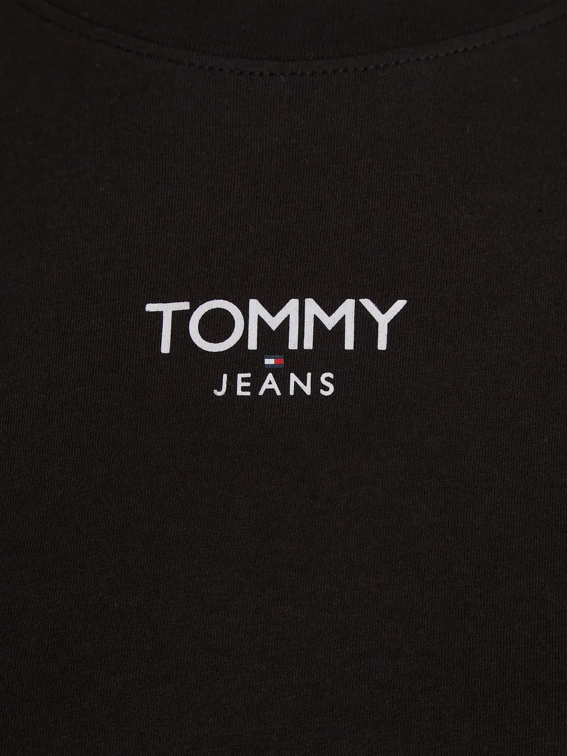 Tommy Jeans Kurzarm T-Shirt Damen Schwarz Größe S