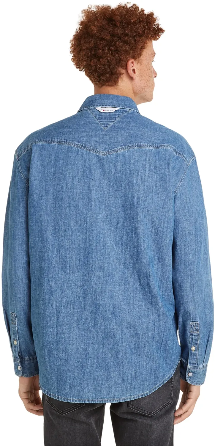 Tommy Jeans Herren Freizeithemd Hemd L Baumwolle