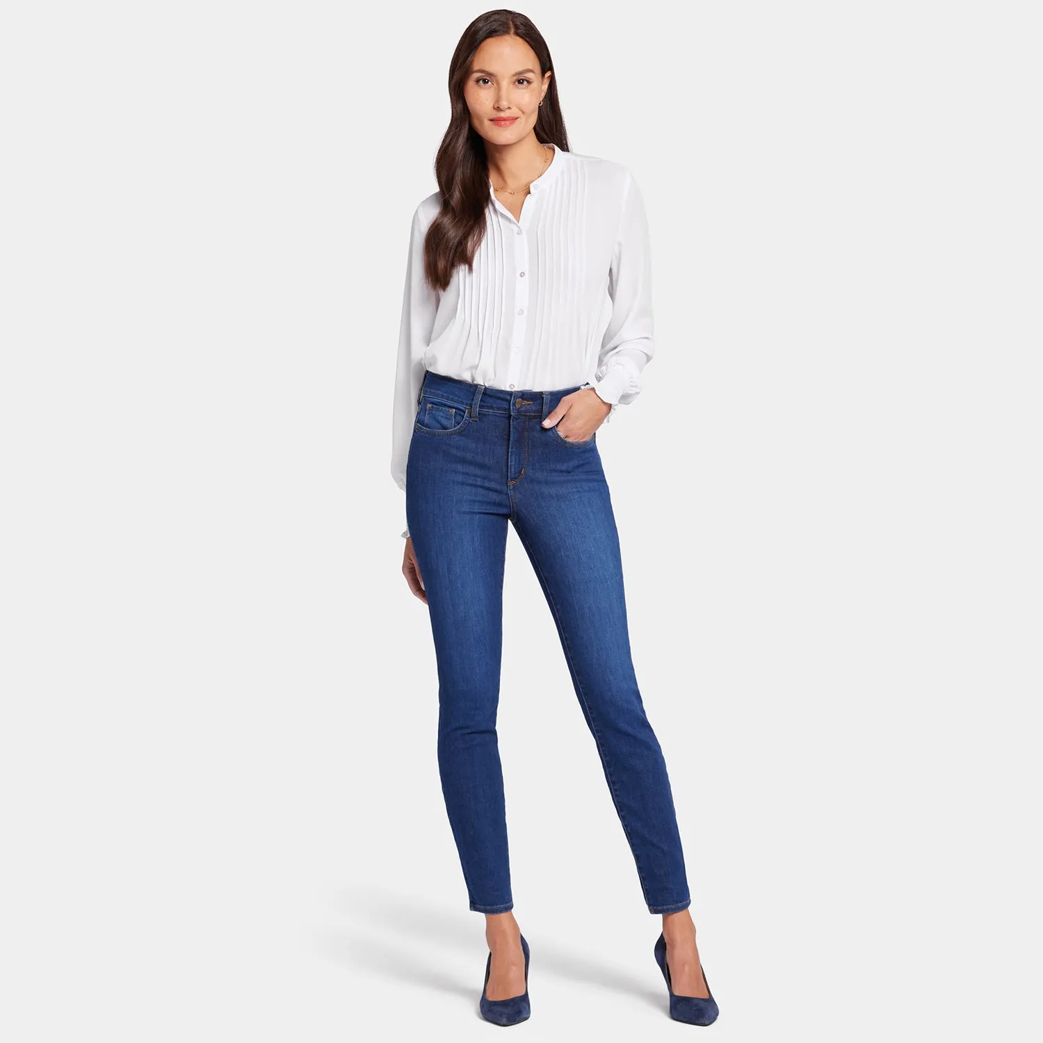 NYDJ Ami Skinny Jeans Petite Cooper schmal