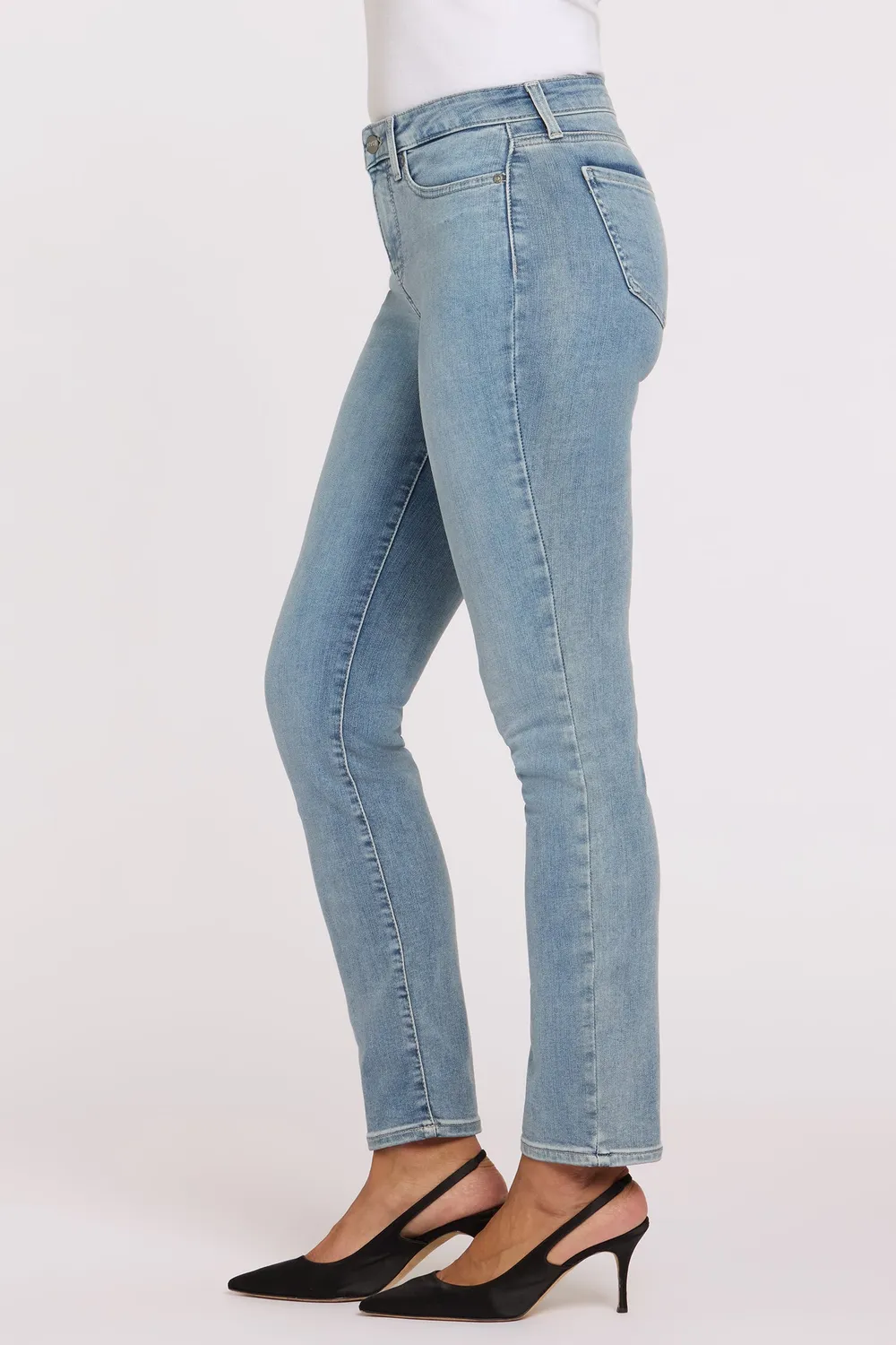NYDJ Sheri Slim Jeans Haley blau slim
