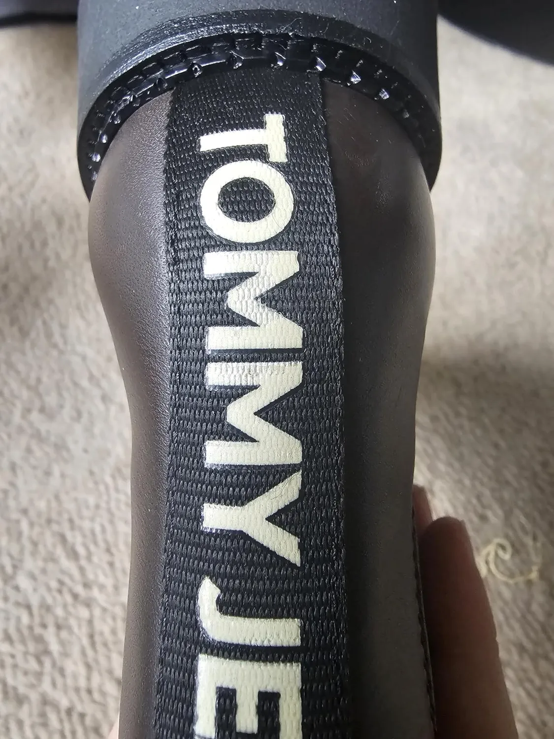 Tommy Jeans TJW Chelsea Flat Boot Stiefel Schwarz