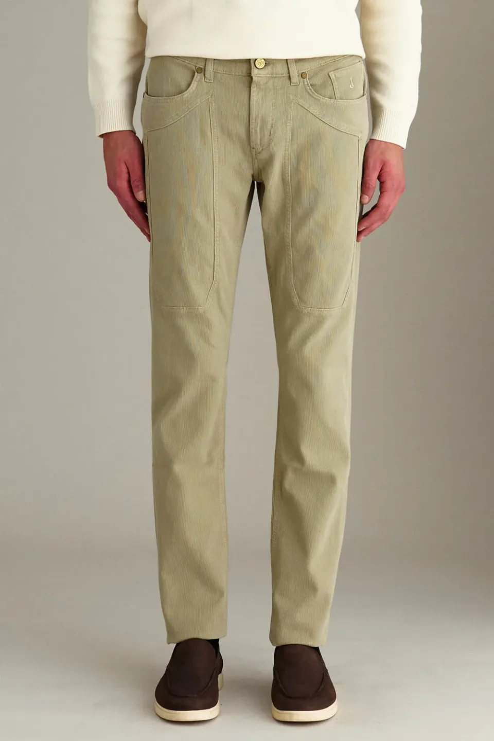 Jeckerson John Slim Fit Hose Sand Baumwolle