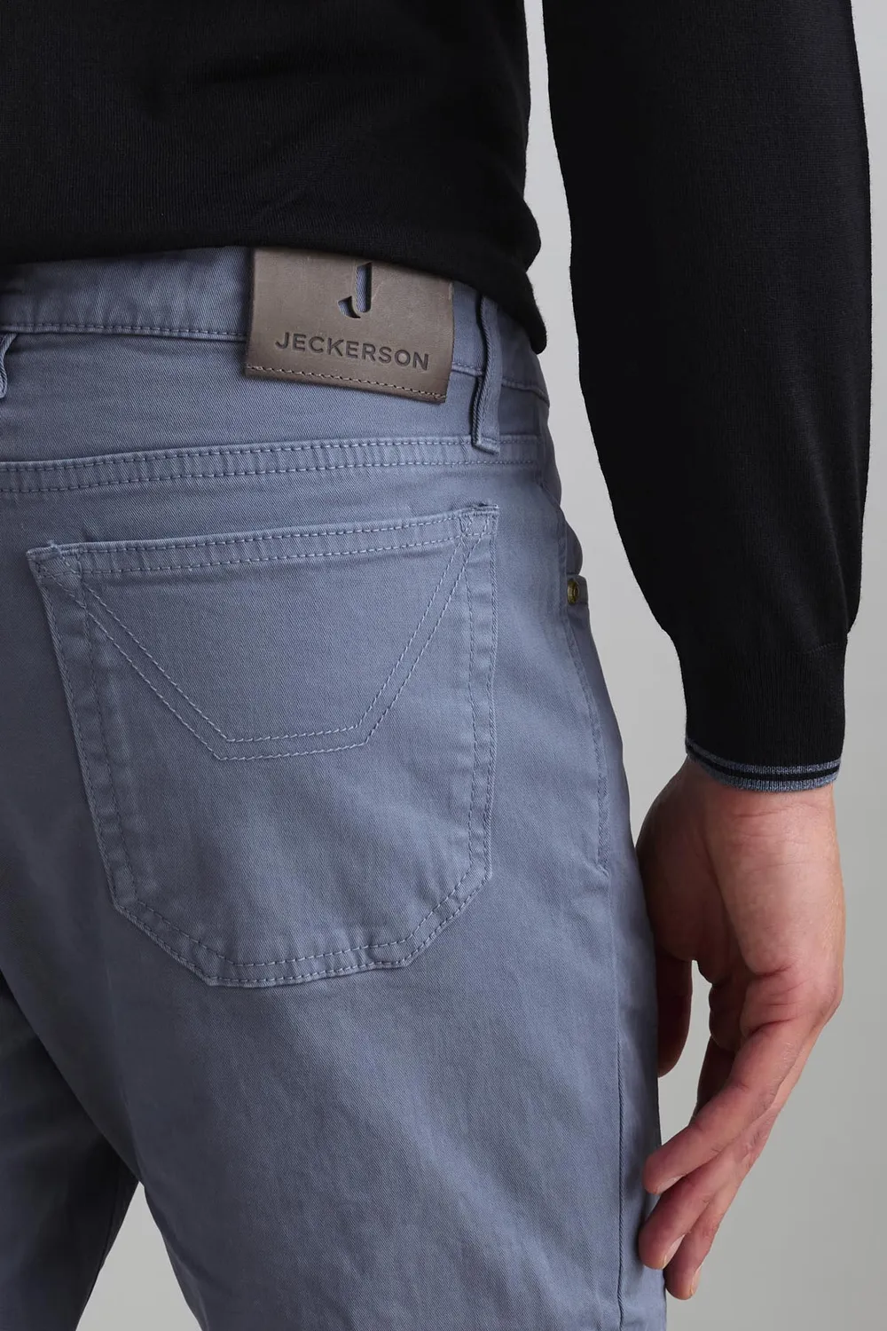 Jeckerson John Slim Fit Hose Grau Gabardine