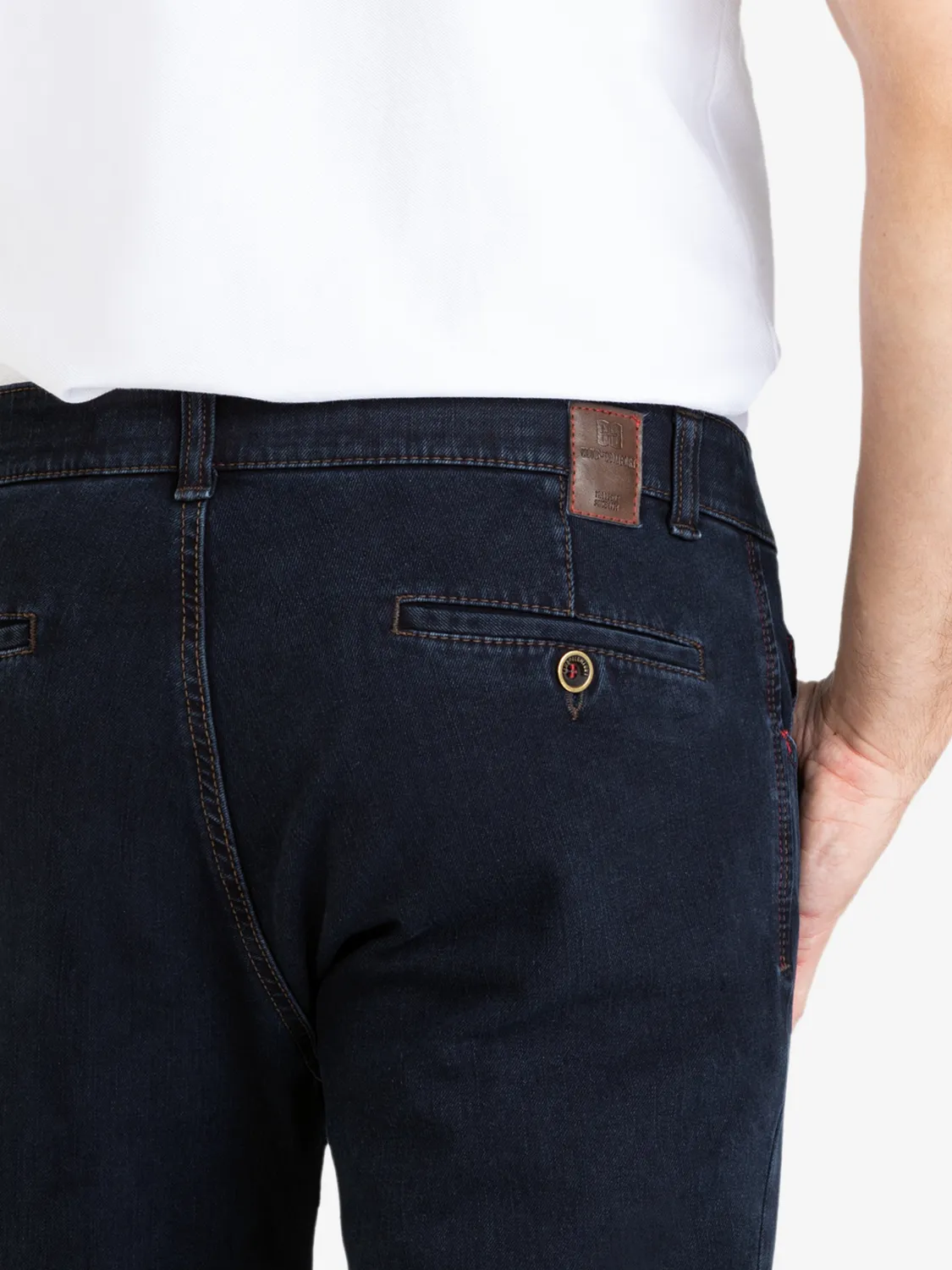 Club of Comfort Marvin 7054 Jeans dunkelblau Comfortbund
