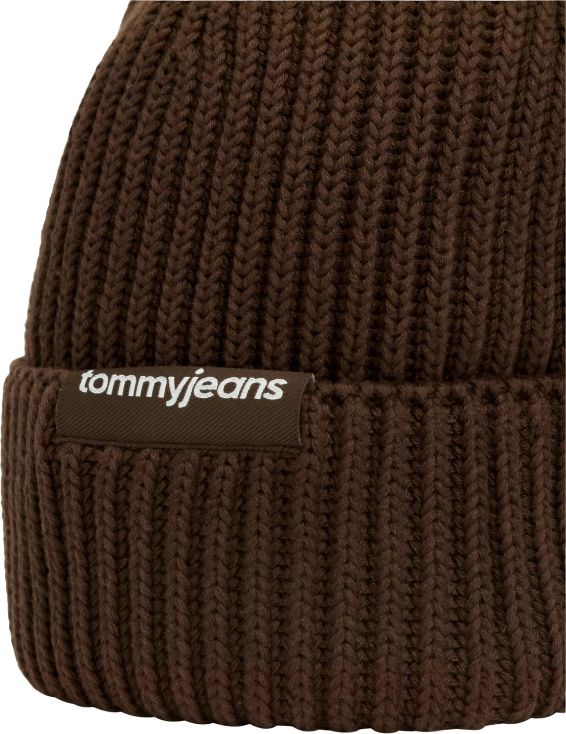 Tommy Jeans TJM Linear Logo Beanie AM0AM14865 braun
