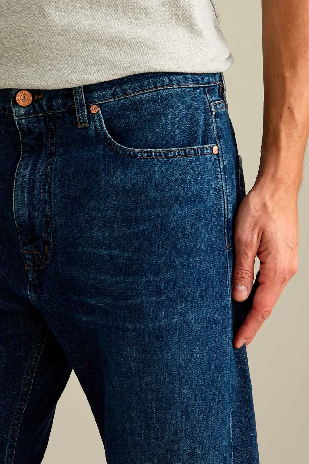 Jeckerson Regular Fit Jeans blau Vintage Viskose