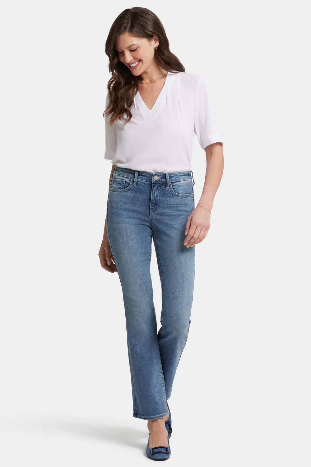 NYDJ Barbara Bootcut Jeans Petite Heyburn Wash