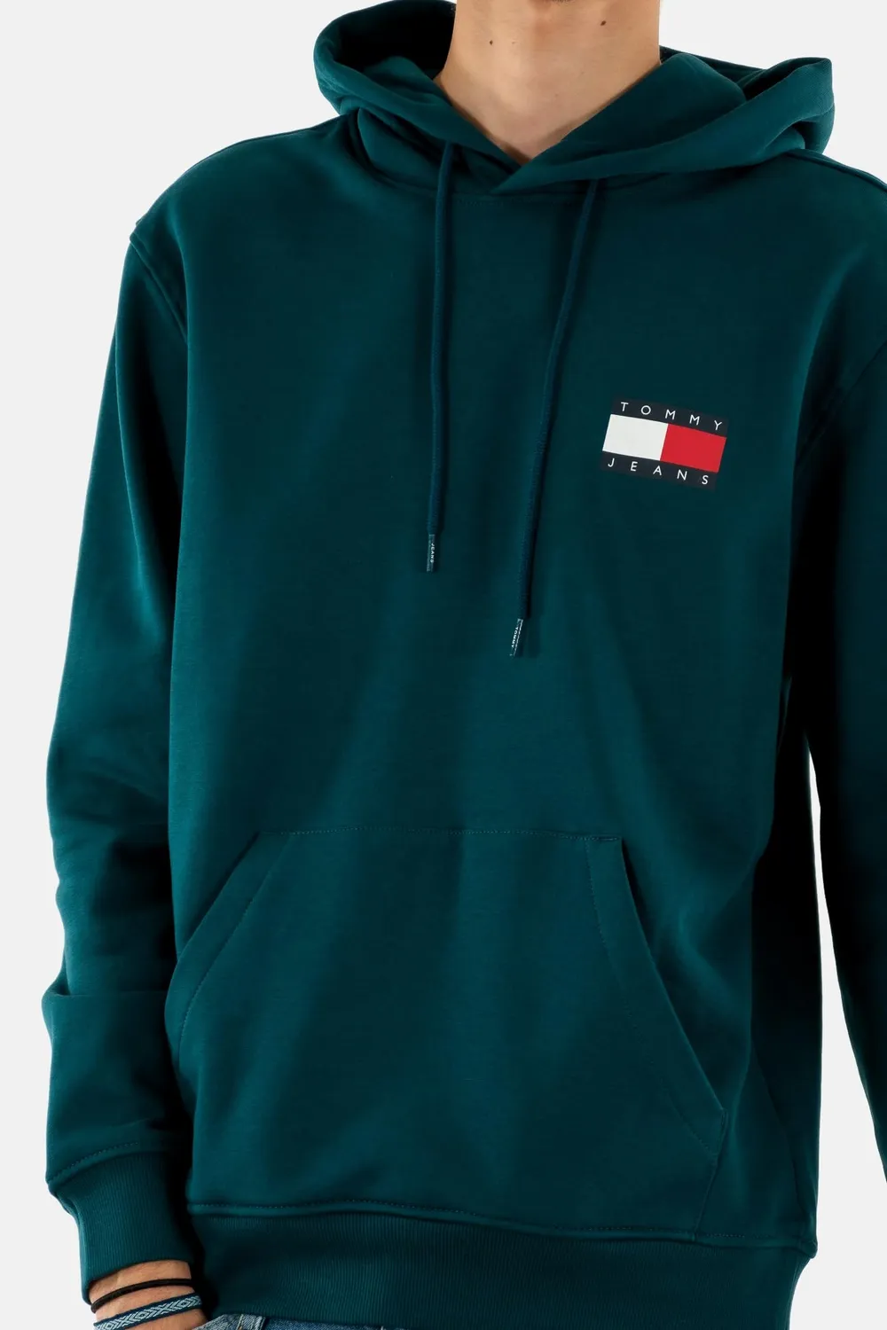 Tommy Jeans Essential Flag Hood Hoodie Bauchtasche