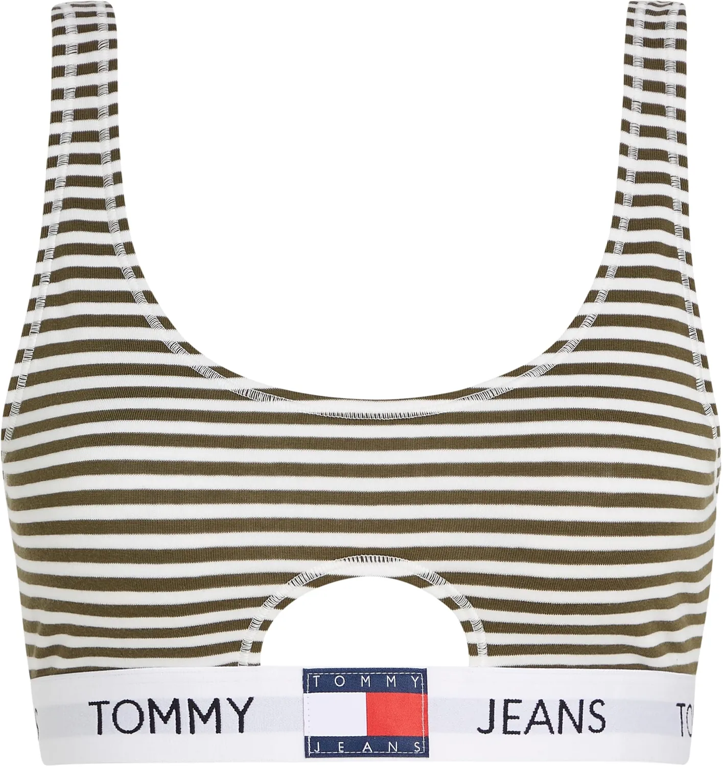 Tommy Jeans Keyhole Bralette Damen BH Print