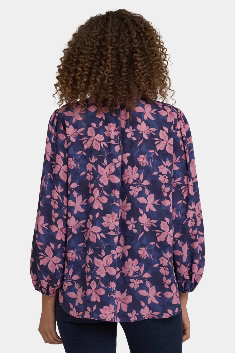NYDJ Puff Popover Top Felicita Bluse Gr. L