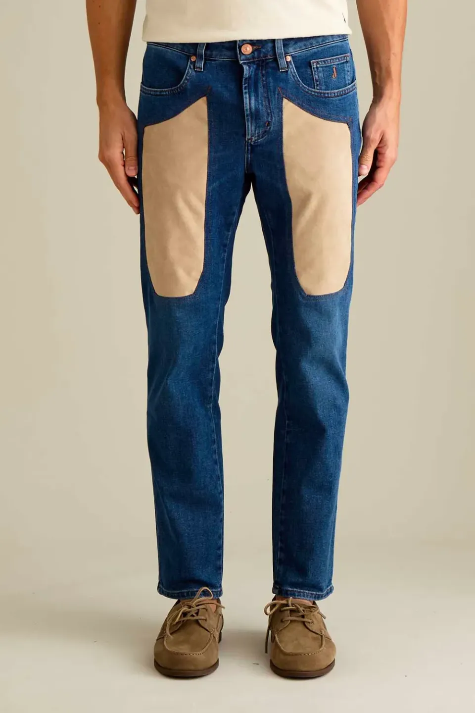 Jeckerson James Skinny Jeans Dunkelblau Alcantara