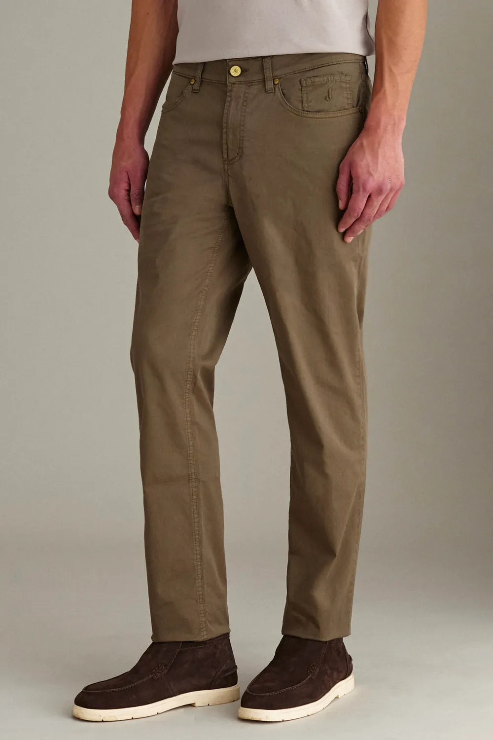 Jeckerson Jordan Slim Fit Herrenhose mittelbraun elastisch