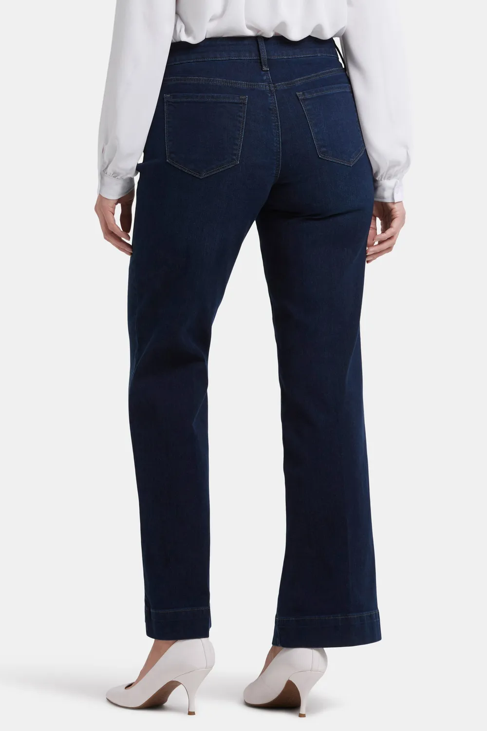 NYDJ Teresa Trouser Jeans Burbank Wash weites Bein