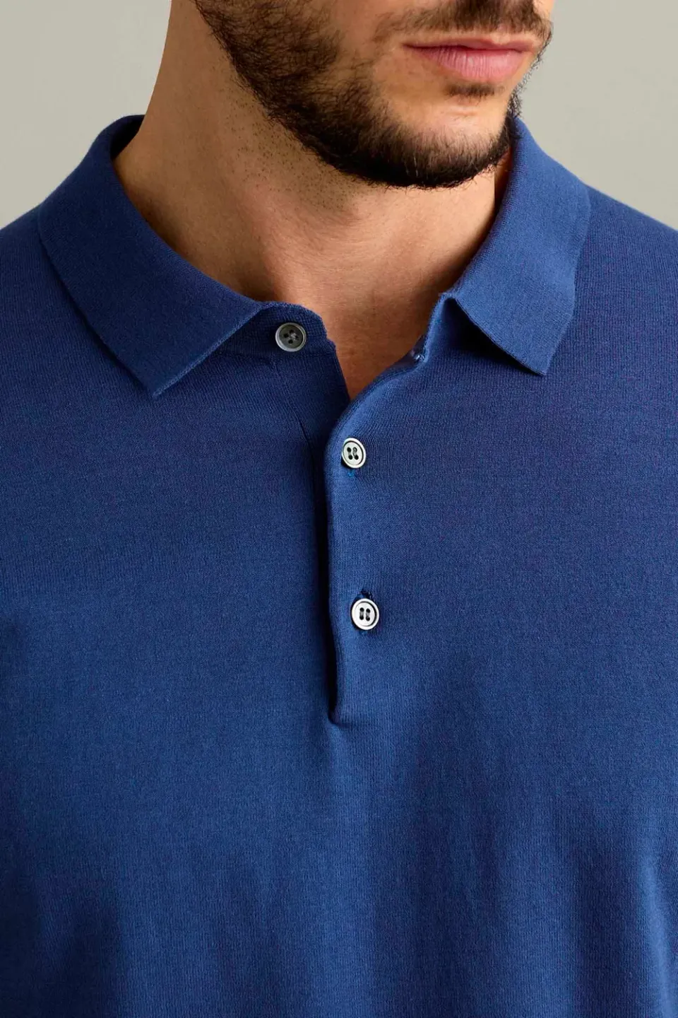 Jeckerson Polo Kurzarm Poloshirt hellblau Baumwolle