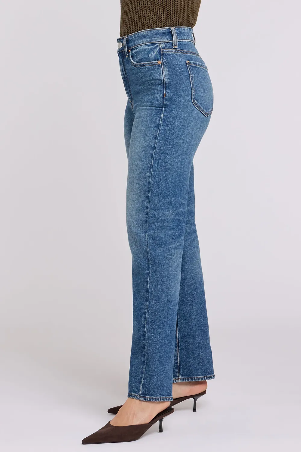 NYDJ Kasey Stovepipe Petite Jeans Aster High-Waist