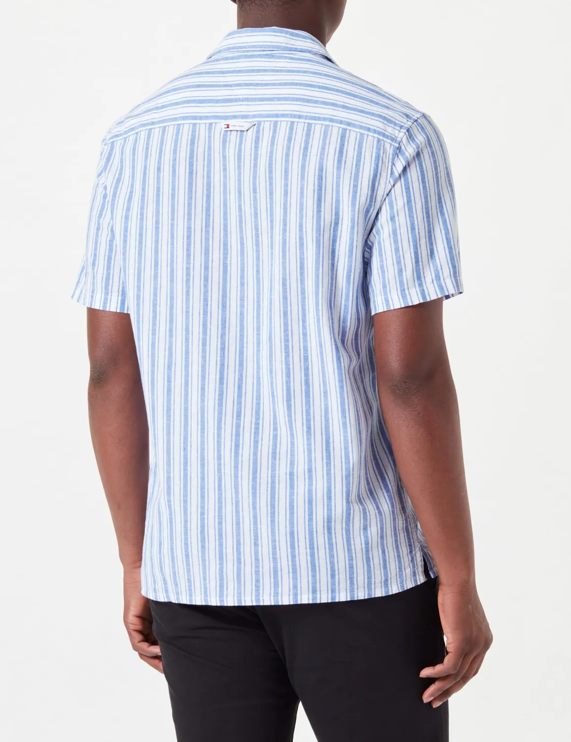 Tommy Jeans TJM Stripe Linen Freizeithemd Leinen