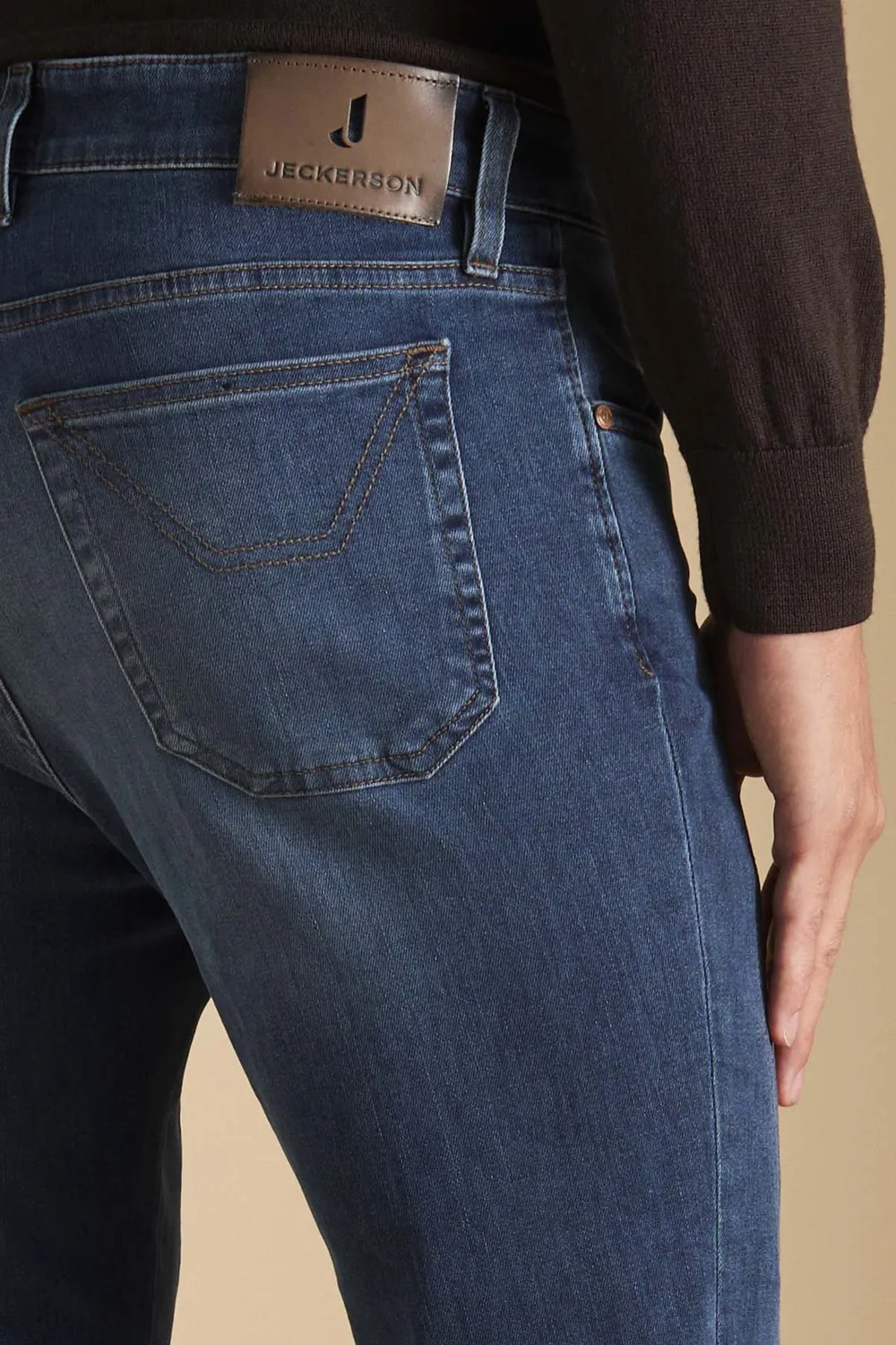 Jeckerson John Toppa Alcantara Jeans Slim Fit mittelblau