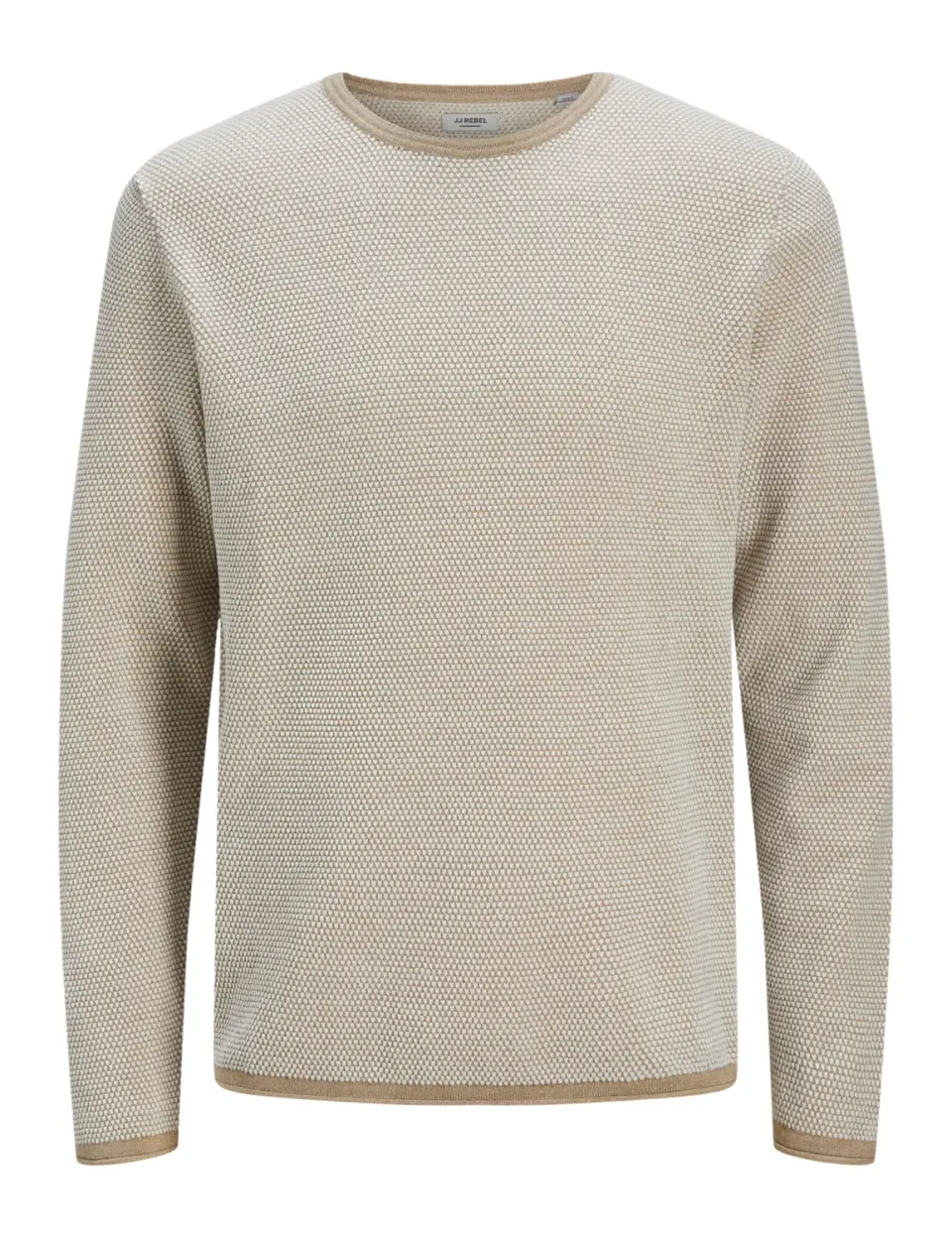 JJ Rebel Jrebfrank Strickpullover XS Beige Rundhals