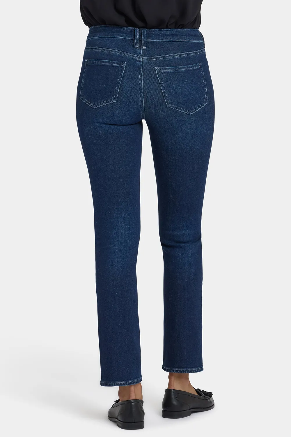 NYDJ Sheri Slim Jeans Ink Skyline Petite dunkelblau
