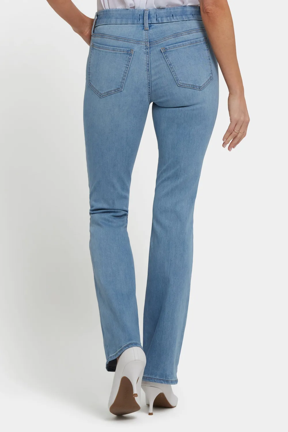 NYDJ Barbara Bootcut Jeans Heritage Glow hellblau