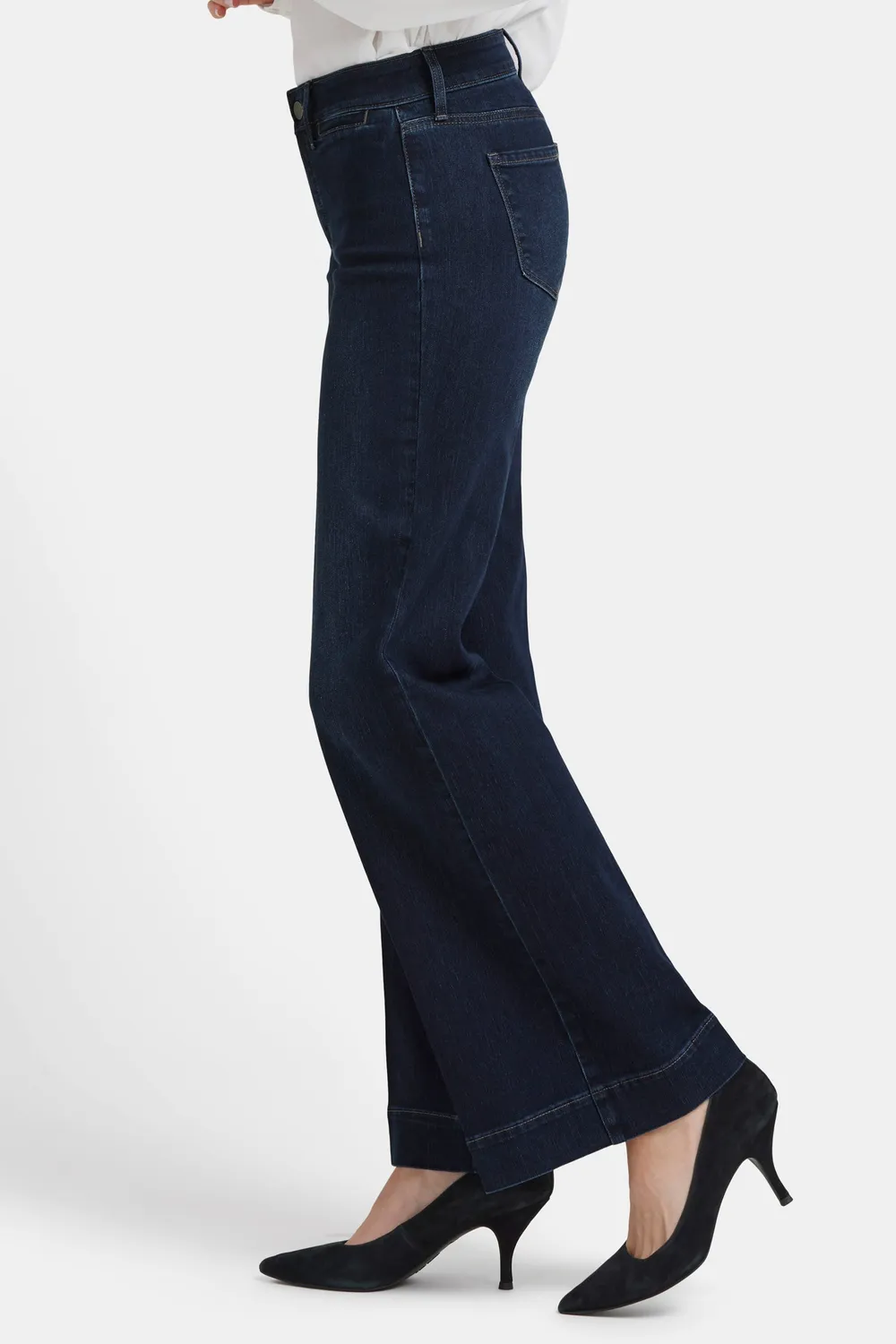 NYDJ Teresa Trouser Jeans Burbank Wash weites Bein