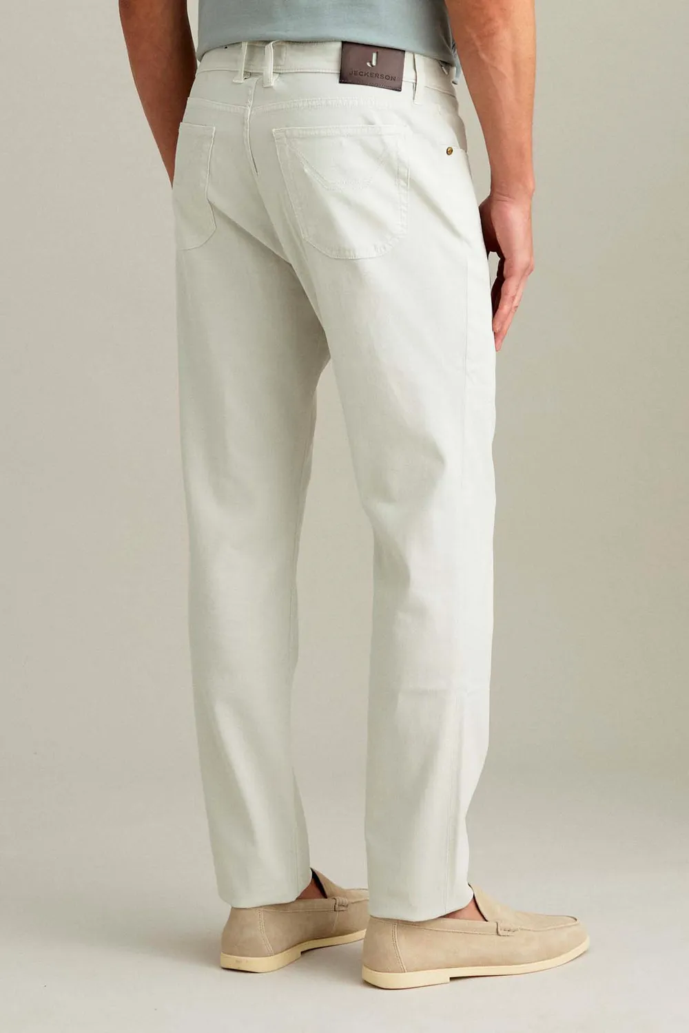Jeckerson John Slim Fit Hose Herren eisgrau Baumwolle