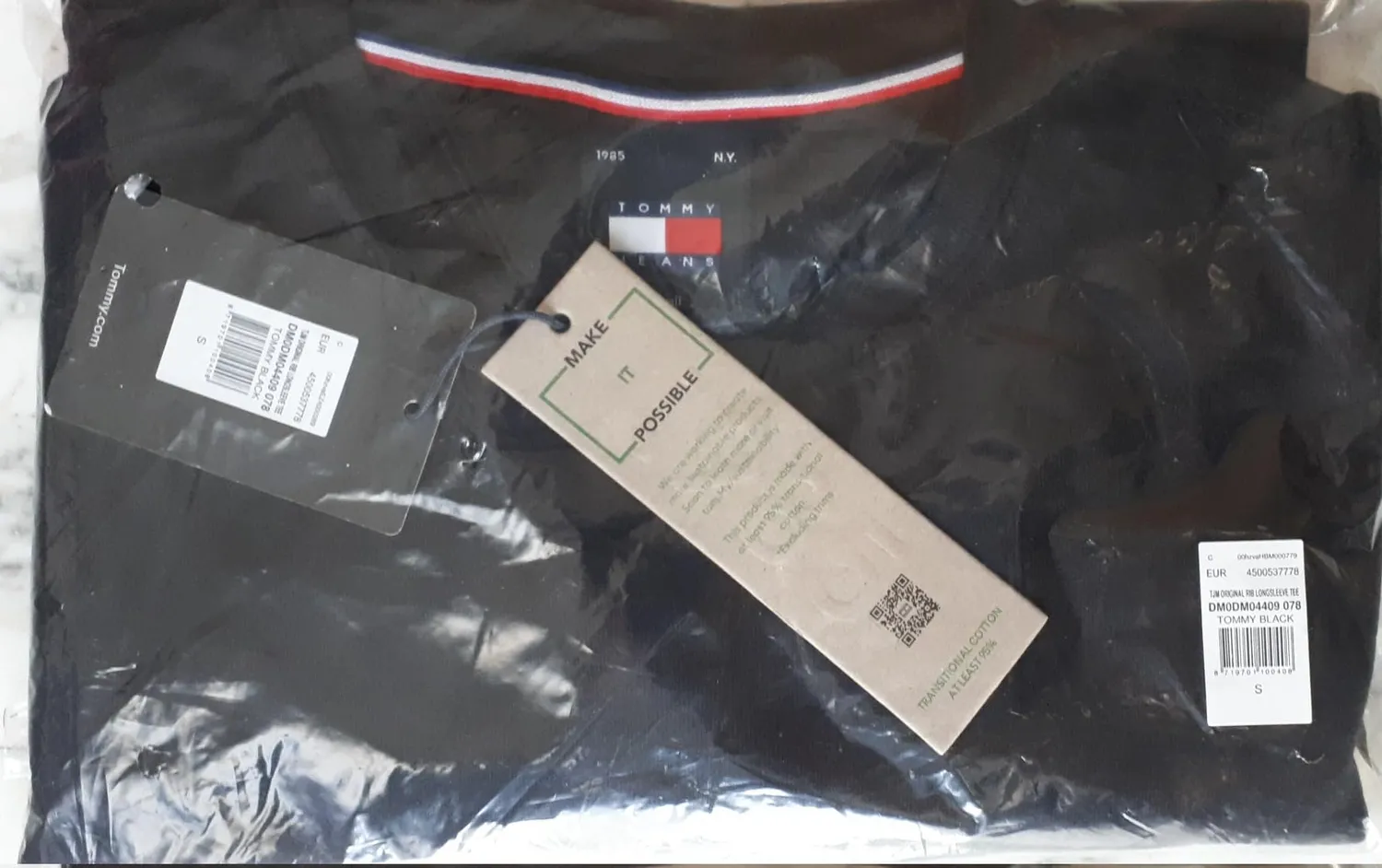Tommy Jeans TJM Original Langarmshirt L Baumwolle