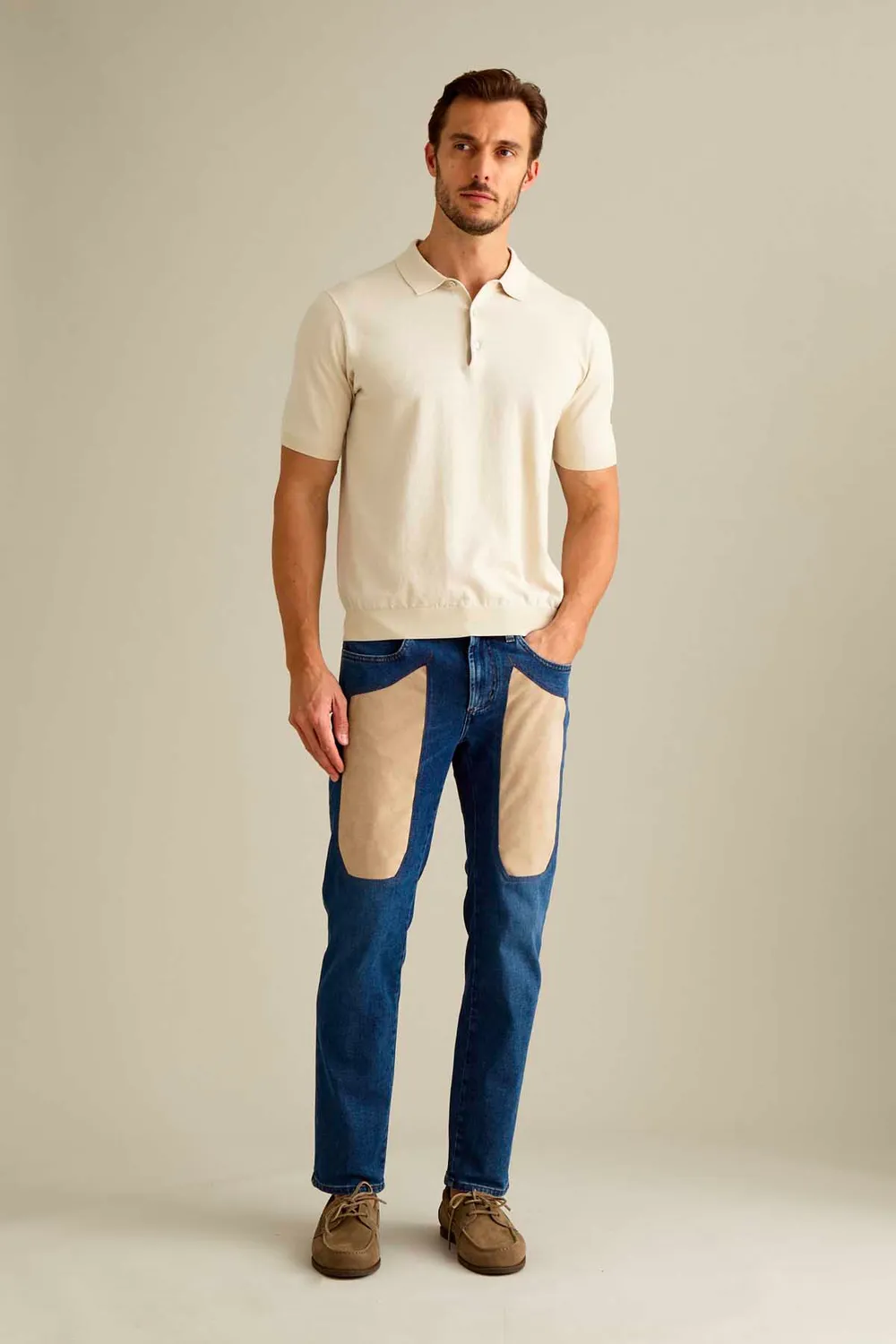 Jeckerson James Skinny Jeans Dunkelblau Alcantara