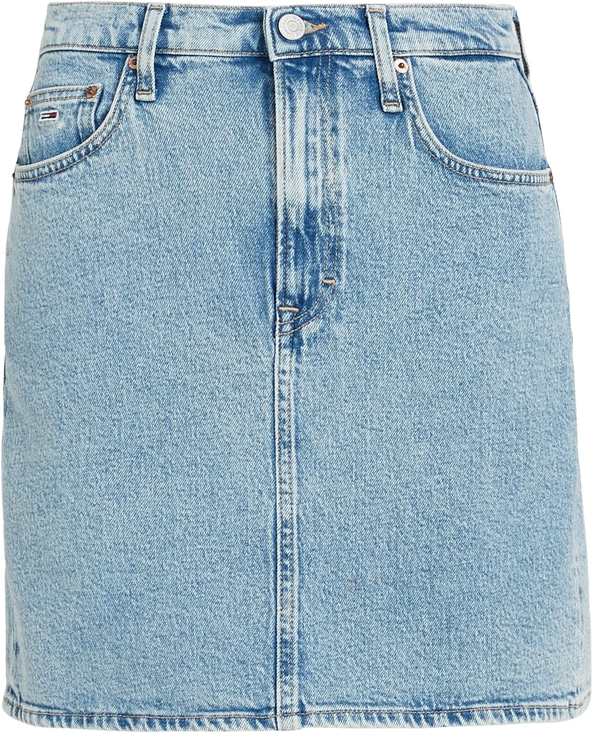 Tommy Jeans Denim Mini Jeansrock 30 Stretch Hellblau