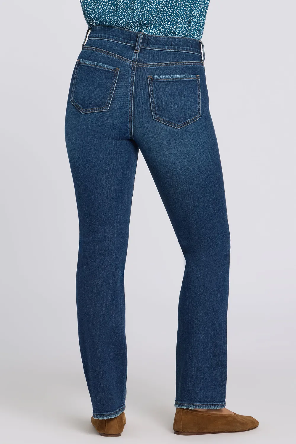 NYDJ Marilyn Straight Jeans Tall Sunset Villa High Rise