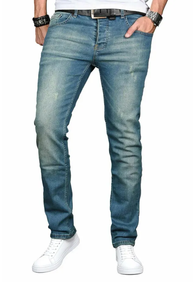 Alessandro Salvarini Slim Fit Jeans 38W 36L Stretch