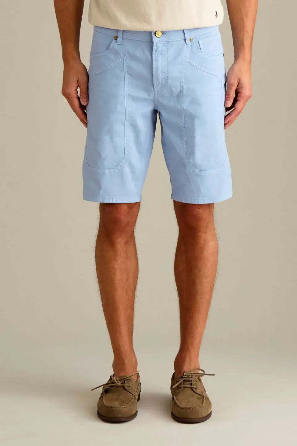 Jeckerson Jayden Bermuda Slim Fit hellblau Baumwolle